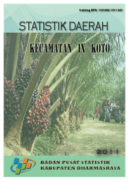 Statistik Daerah Kecamatan IX Koto 2011